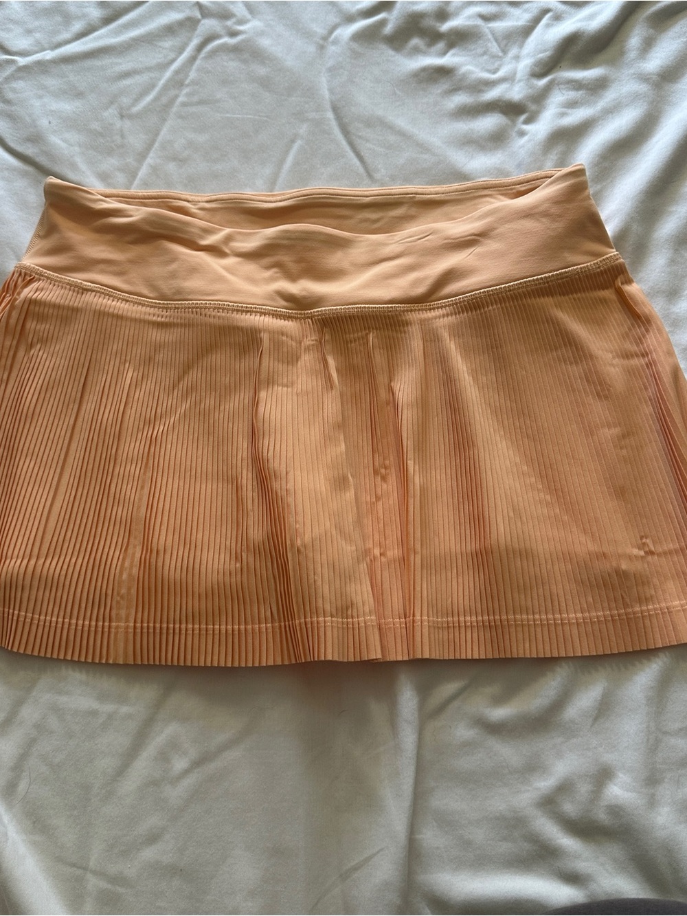 lululemon athletica Pleated Peach Tennis Skirt
